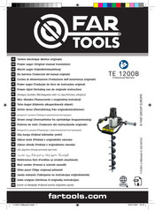 Sigma Far Tools TE 1200B Vertaling Van De Originele Handleiding