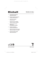 EINHELL 45.135.95 Originele Handleiding