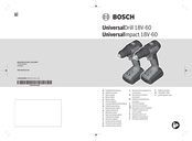 Bosch UniversalDrill 18V-60 Oorspronkelijke Gebruiksaanwijzing