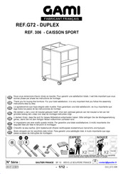 Gautier Gami DUPLEX G72-306 Montage-Instructies