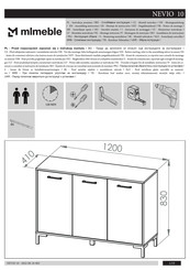 ML MEBLE NEVIO 10 Montage-Instructies