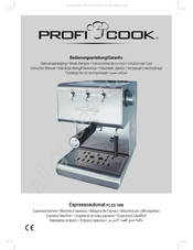 Profi Cook PC-ES 1008 Gebruiksaanwijzing
