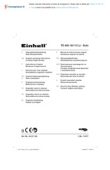 EINHELL 44.311.30 Originele Handleiding
