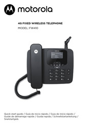 Motorola FW410 Snelstartgids