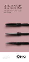 Cera CURLING WAND 13-26 Gebruiksaanwijzing