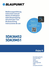 Blaupunkt 5DA36452 Gebruiksaanwijzing