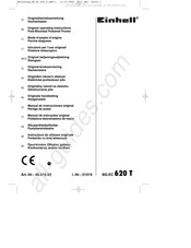EINHELL BG-EC 620 T Originele Handleiding