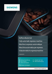 Siemens TQ505DF9 Gebruiksaanwijzing
