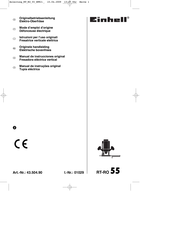 EINHELL RT-RO 55 Originele Handleiding