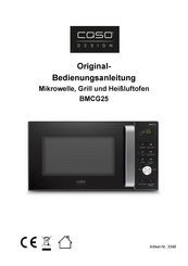 CASO DESIGN BMCG25 Handleiding