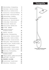 Hansgrohe Croma E 280 1jet Showerpipe 27907000 Gebruiksaanwijzing