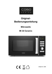 CASO DESIGN 3336 Handleiding