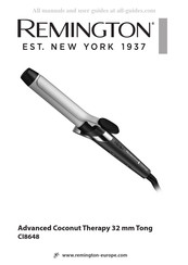 Remington Advanced Coconut Therapy 32 mm Tong CI8648 Handleiding