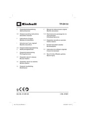 EINHELL TP-DH 50 Originele Handleiding