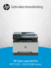 HP Color LaserJet Pro MFP 3304 Series Gebruikershandleiding