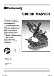Precision Tooling SPEED MASTER Gebruiksaanwijzing