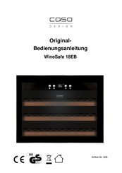 CASO DESIGN WineSafe 18 EB Black Handleiding