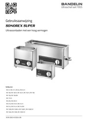 Bandelin RK 1028 C Gebruiksaanwijzing