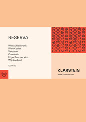 Klarstein RESERVA Handleiding