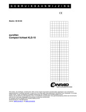 Conrad eurolite KLS-10 Gebruiksaanwijzing