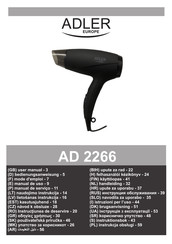 Adler europe AD 2266 Handleiding