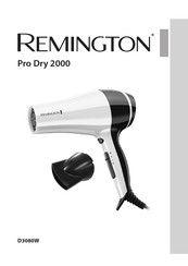Remington Pro Dry 2000 D3080W Handleiding