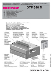 renz DTP 340 M Gebruiksaanwijzing