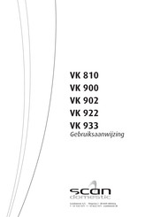 Scandomestic VK 933 Gebruiksaanwijzing