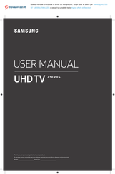 Samsung UE55NU7020 Handleiding