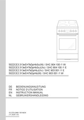 Amica SHC 904 100/1 E Gebruikershandleiding