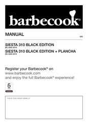 Barbecook SIESTA 310 BLACK EDITION Gebruiksaanwijzing