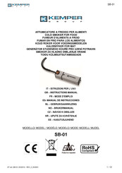 Kemper SB-01 Gebruiksaanwijzing