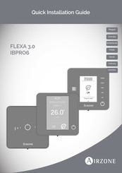 Airzone FLEXA 3.0 IBPRO6 Snelle Installatiehandleiding