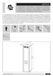 ML MEBLE ARTIS 02 Montage-Instructies