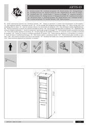 ML MEBLE ARTIS 03 Montage-Instructies