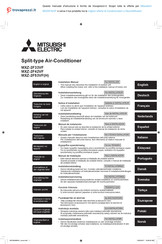 Mitsubishi Electric MXZ-2F53VF Installatiehandleiding