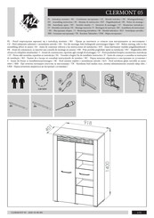 ML MEBLE CLERMONT 05 Montage-Instructies
