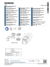 Siemens SIRIUS 3SU140 1E 0 AA0 Series Originele Handleiding