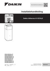 Daikin Altherma 4 H ECH2O EPSX10P50A Series Installatiehandleiding