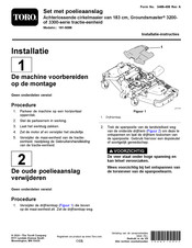 Toro Groundsmaster 3300 Series Installatie-Instructies