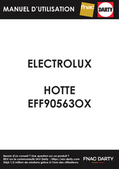 Electrolux EFB90563OX Gebruiksaanwijzing