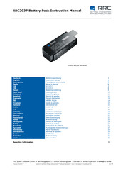 RRC RRC2037 Gebruiksaanwijzing