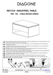 Gautier Diagone E16-148 Montage-Instructies