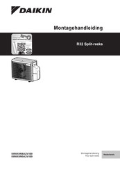 Daikin R32 Split 5MWXM68A2V1B9 Montagehandleiding