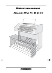 Johannus OPUS 25 Gebruikershandleiding