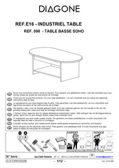 Gautier Diagone E16-098 Montage-Instructies