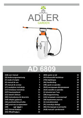 Adler Garden AD 6809 Handleiding