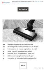 Miele Triflex HX2 Gebruiksaanwijzing