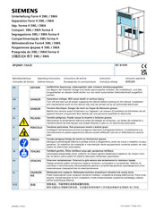 Siemens 3WA Gebruiksaanwijzing