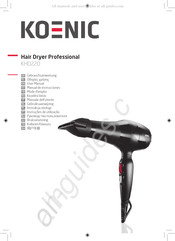 Koenic KHD220 Gebruiksaanwijzing